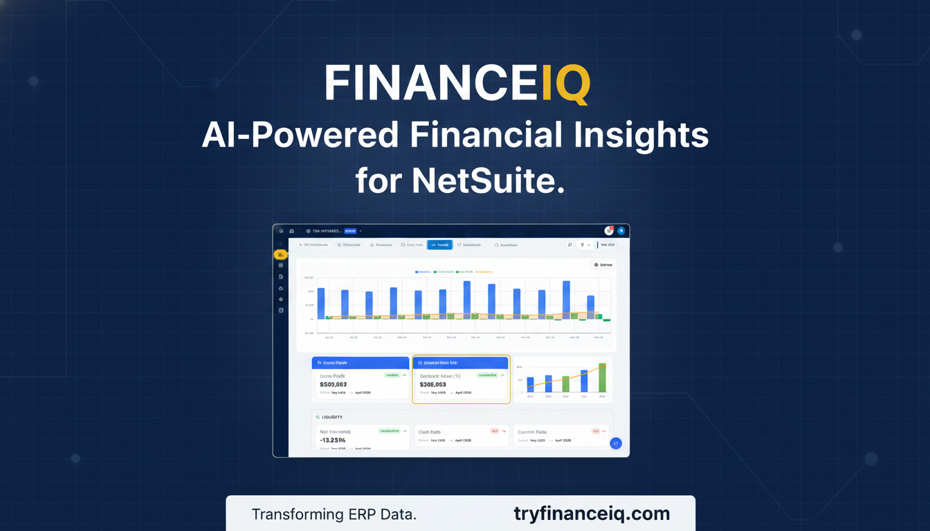 Introducing FinanceIQ: AI-Powered Financial Reporting for NetSuite.